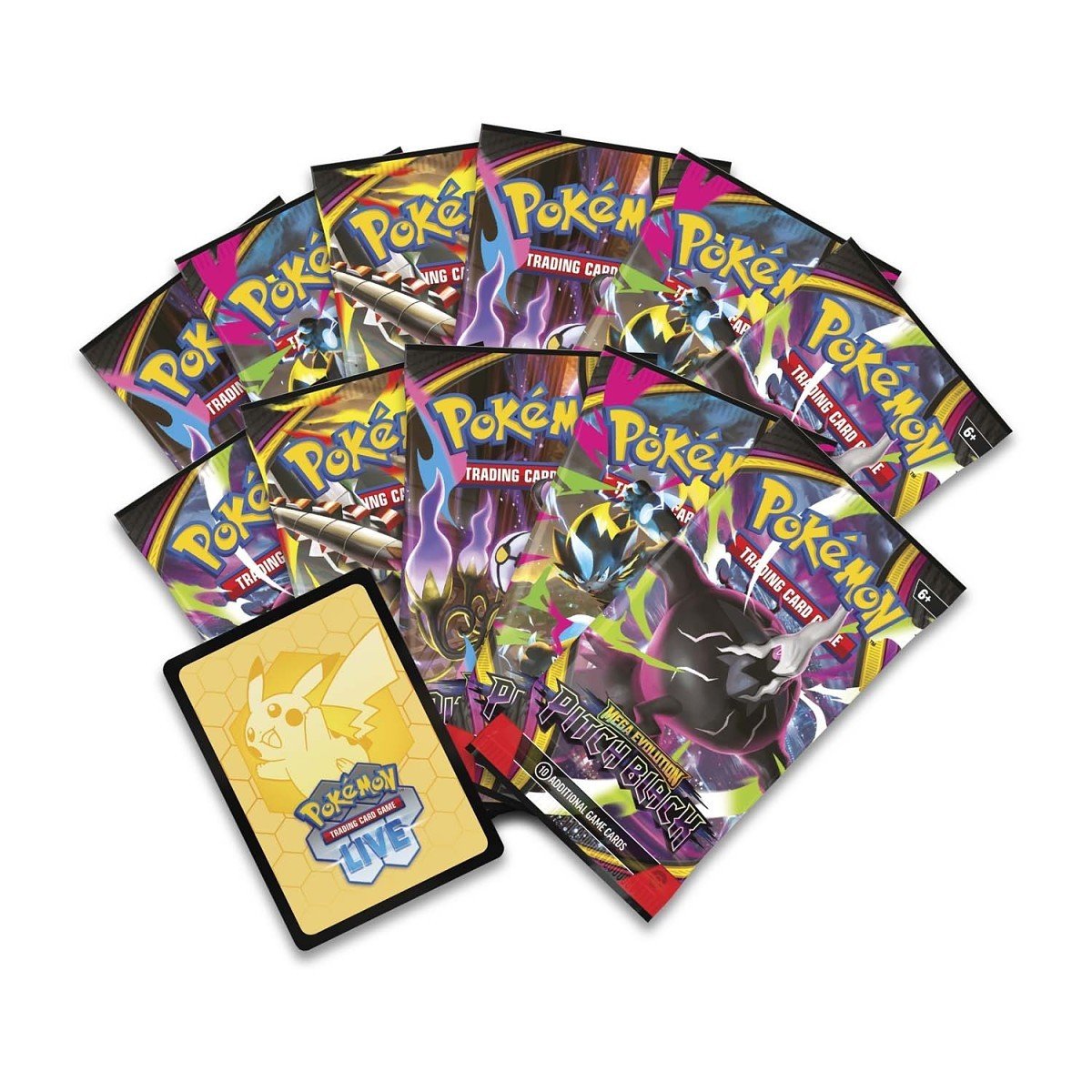 Pokémon TCG: Mega Evolution - Pitch Black Pokémon Center Elite Trainer Box x10